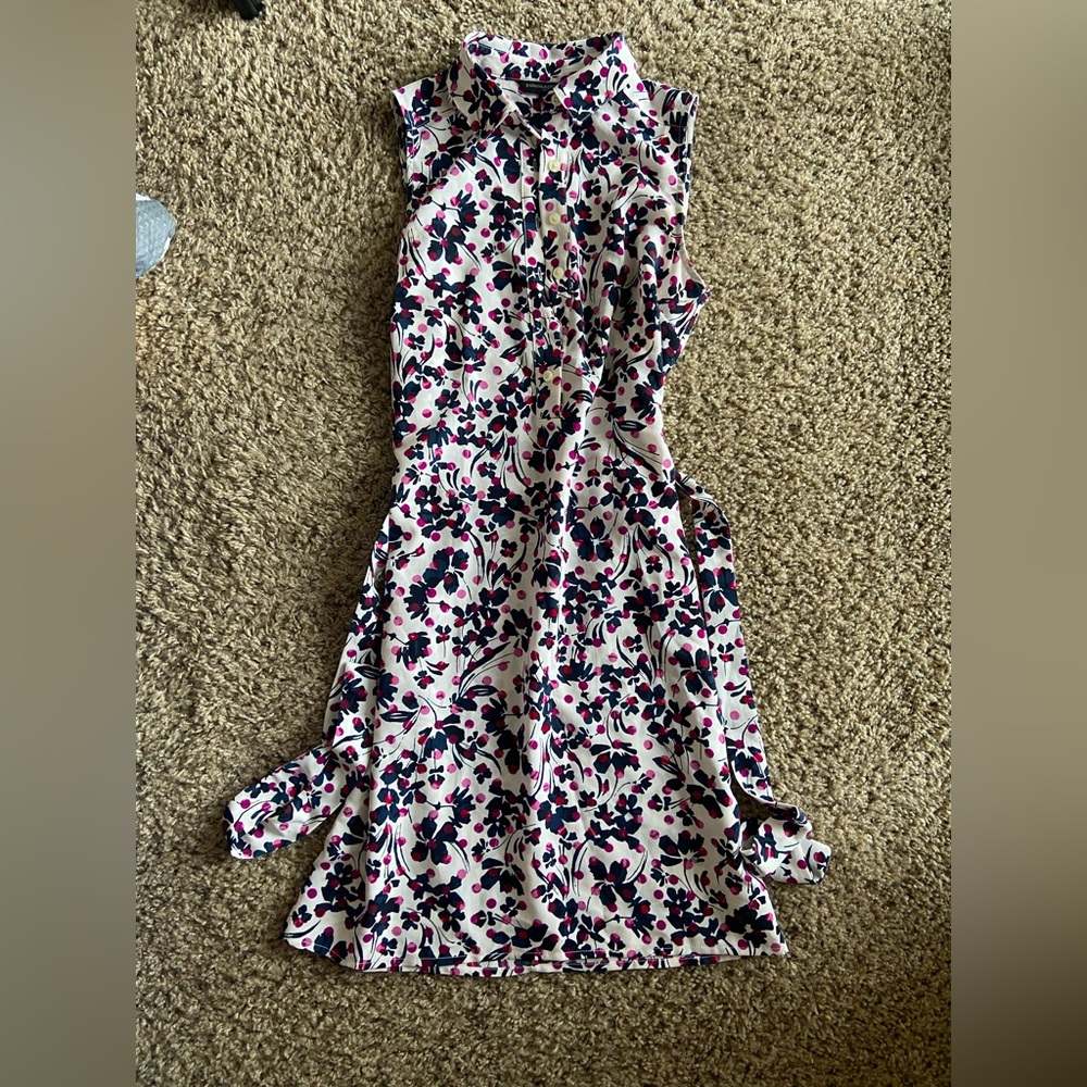 Banana Republic - Blue/Pink/White Floral Dress Size 0